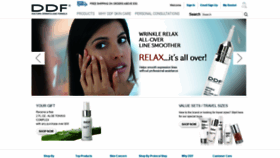 What Ddfskincare.com website looked like in 2020 (4 years ago)