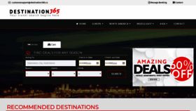 What Destination365.co website looked like in 2020 (4 years ago)