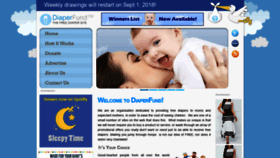 What Diaperfund.org website looked like in 2020 (4 years ago)