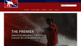 What Dplbaseball.com website looked like in 2020 (4 years ago)