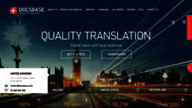What Document-translations.co.uk website looked like in 2020 (4 years ago)