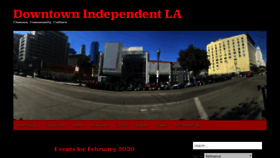 What Downtownindependent.com website looked like in 2020 (4 years ago)