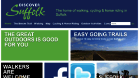 What Discoversuffolk.org.uk website looked like in 2020 (4 years ago)