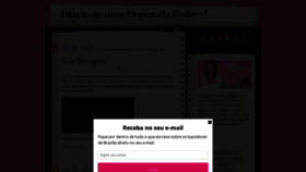 What Diariodeumadeputadafederal.com.br website looked like in 2020 (4 years ago)