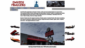 What Davidstrailers.com website looked like in 2020 (4 years ago)