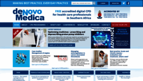 What Denovomedica.com website looked like in 2020 (4 years ago)
