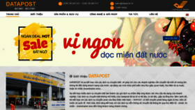 What Datapost.vn website looked like in 2020 (4 years ago)