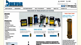 What Dakotainstruments.com website looked like in 2020 (4 years ago)