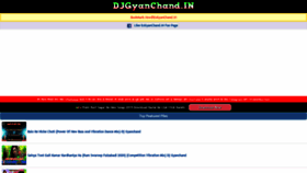What Djgyanchand.in website looked like in 2020 (4 years ago)