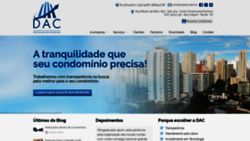 What Dac.adm.br website looked like in 2020 (4 years ago)