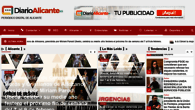 What Diarioalicante.es website looked like in 2020 (4 years ago)