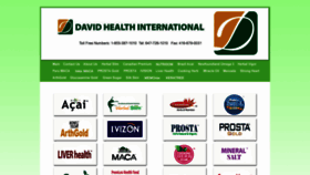 What Davidhealthfood.com website looked like in 2020 (4 years ago)