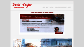 What Davidtaylorartist.com.au website looked like in 2020 (4 years ago)