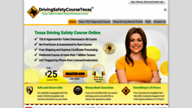 What Drivingsafetycoursetexas.com website looked like in 2020 (4 years ago)