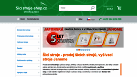 What Dealer.sicistroje-shop.cz website looked like in 2020 (4 years ago)
