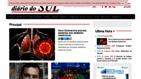 What Diariodosul.com.pt website looked like in 2020 (4 years ago)