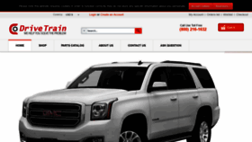 What Drivetrain.com website looked like in 2020 (4 years ago)