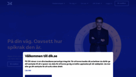 What Dik.se website looked like in 2020 (4 years ago)