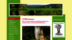 What Die-waldfrau.de website looked like in 2020 (4 years ago)