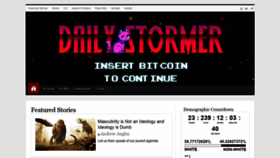 What Dailystormer.su website looked like in 2020 (4 years ago)