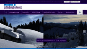 What Diakonie-traunstein.de website looked like in 2020 (4 years ago)