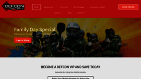What Defconpaintball.com website looked like in 2020 (4 years ago)