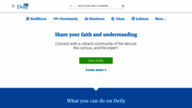 What Deily.org website looked like in 2020 (4 years ago)