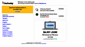 What Do-nation.com website looked like in 2020 (4 years ago)