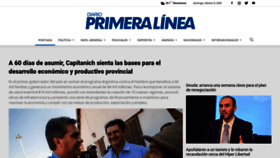 What Diarioprimeralinea.com.ar website looked like in 2020 (4 years ago)