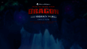 What Dragonshiddenworld.com website looked like in 2020 (4 years ago)