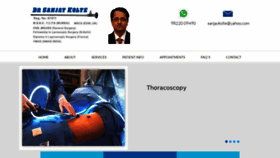 What Drsanjaykolte.com website looked like in 2020 (4 years ago)