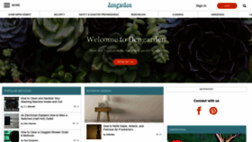 What Dengarden.com website looked like in 2020 (4 years ago)