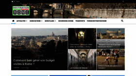 What Destinationrome.fr website looked like in 2020 (4 years ago)