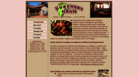 What Dobenski-hram.si website looked like in 2020 (4 years ago)