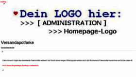 What Dversandapothekeeutsche.webfan.de website looked like in 2020 (4 years ago)