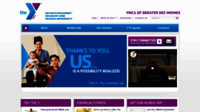 What Dmymca.org website looked like in 2020 (4 years ago)
