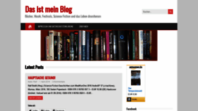 What Dasistmeinblog.de website looked like in 2020 (4 years ago)