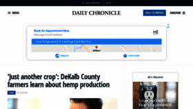 What Daily-chronicle.com website looked like in 2020 (4 years ago)