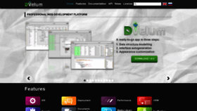 What Dvelum.net website looked like in 2020 (4 years ago)