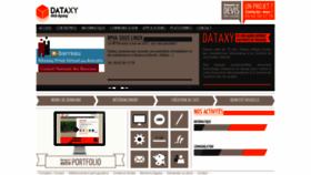 What Dataxy.fr website looked like in 2020 (4 years ago)