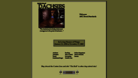 What Dachsie.org website looked like in 2020 (4 years ago)