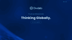 What Dividato.com website looked like in 2020 (4 years ago)