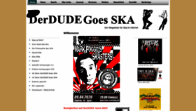 What Derdude-goes-ska.de website looked like in 2020 (4 years ago)