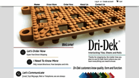 What Dri-dek.com website looked like in 2020 (4 years ago)