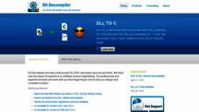 What Dll-decompiler.com website looked like in 2020 (4 years ago)