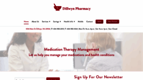 What Dillwynpharmacy.com website looked like in 2020 (4 years ago)