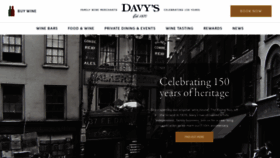 What Davy.co.uk website looked like in 2020 (4 years ago)
