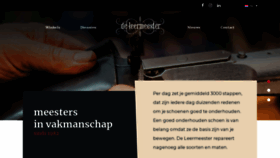 What Deleermeester.nl website looked like in 2020 (4 years ago)