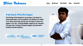 What Developerjillur.me website looked like in 2020 (4 years ago)