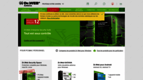 What Drweb.fr website looked like in 2020 (4 years ago)